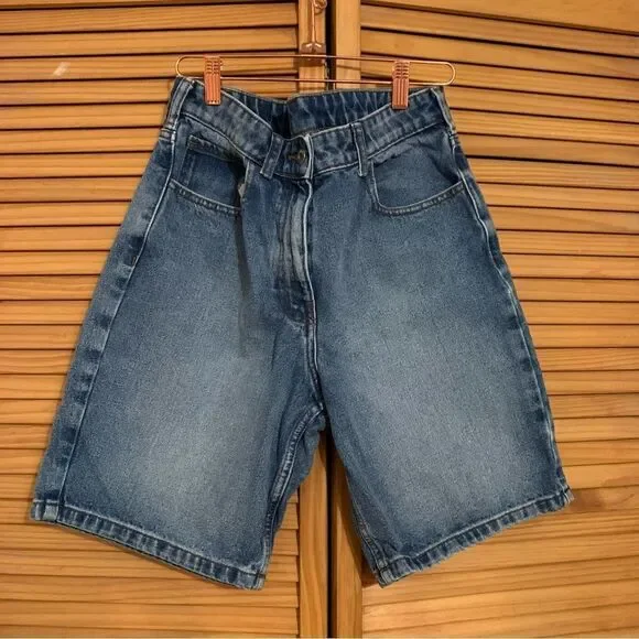 ASOS Collusion High Rise Denim Shorts size 6 - Picture 3 of 5